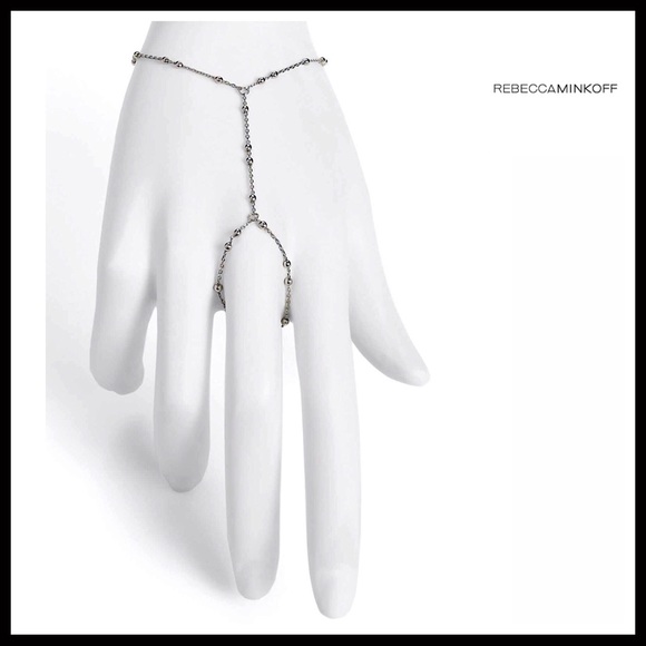 REBECCA MINKOFF BRACELET CHAIN RING - Picture 3 of 5